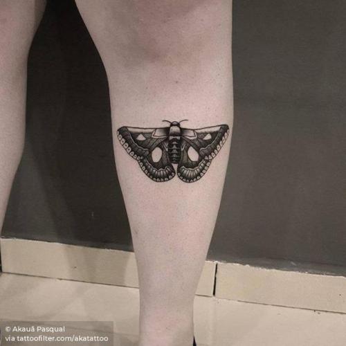 By Akauã Pasqual, done at Inkorpore Tattoo, Bauru.... insect;shin;butterfly;animal;facebook;blackwork;twitter;akatattoo;medium size;illustrative