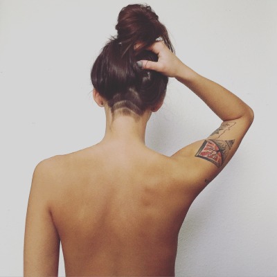 Side Shaved Hairstyles Tumblr