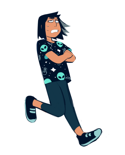 anicream:alien aesthetic!! I drew her shirt off an existing...