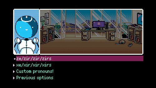 fovlox:2064 Read Only Memories // pronoun selection