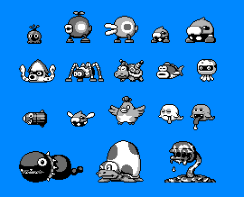 Truly couldn’t stop myself from spriting most of the enemies for...