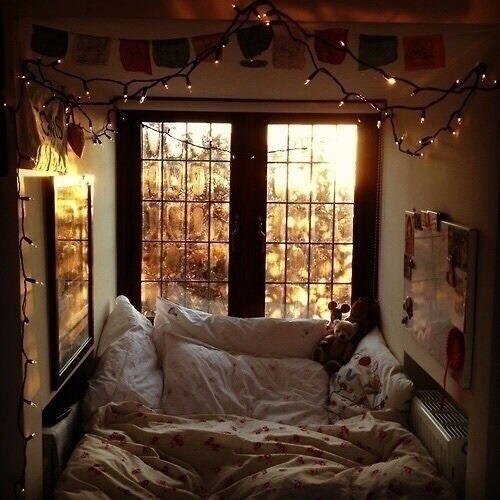 fairy lights bedroom | tumblr