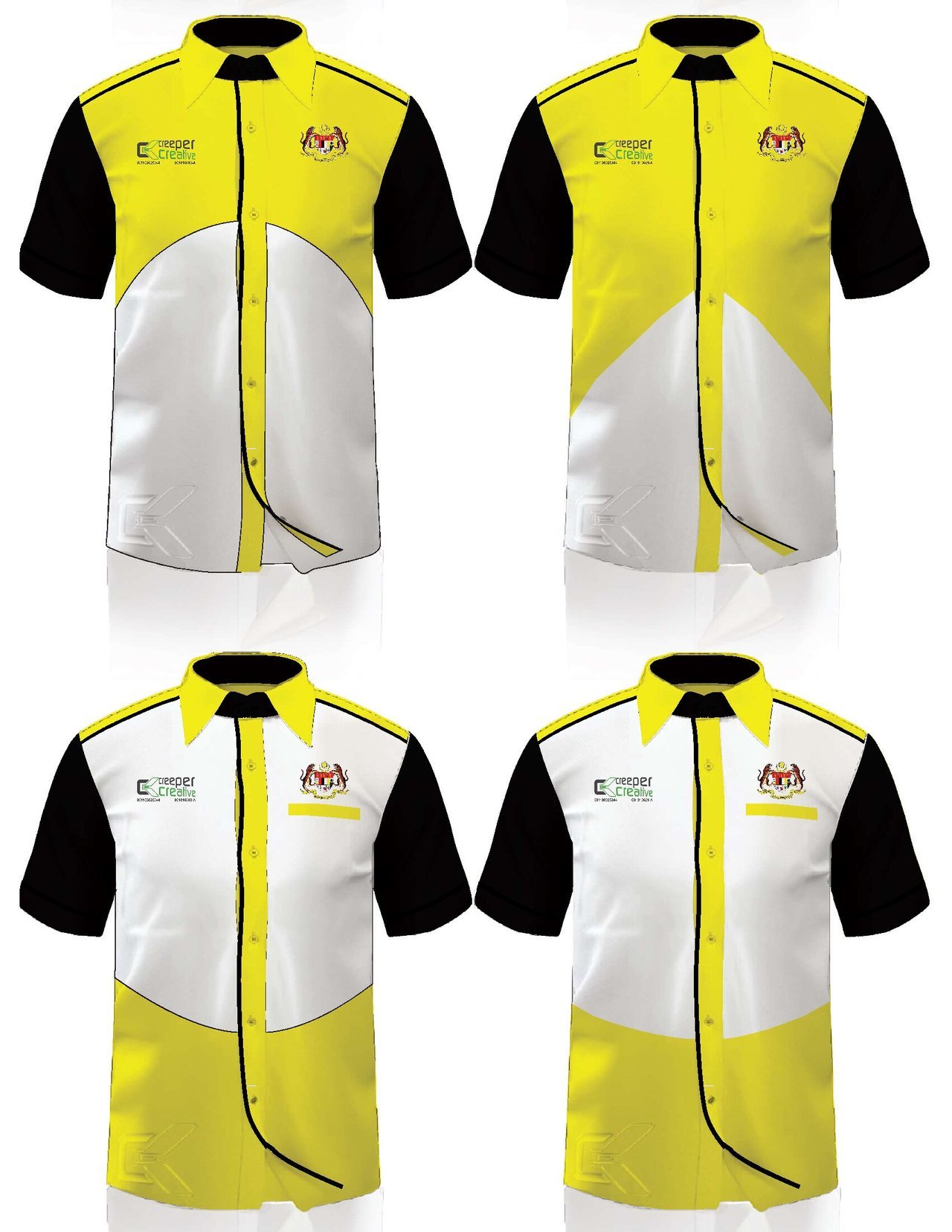 Corporate Shirt Yellow-38