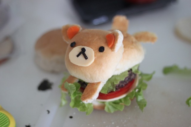 rilakkuma burger plush