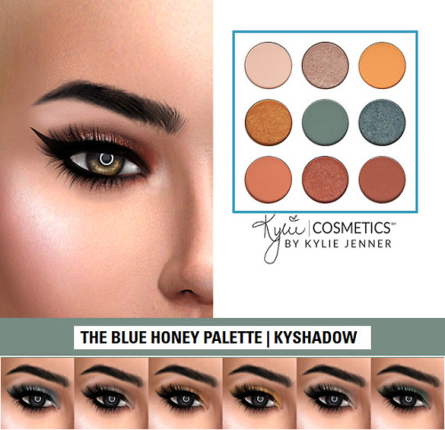 frostsims4:  THE BLUE HONEY |KYSHADOW-12 Swatches- both...