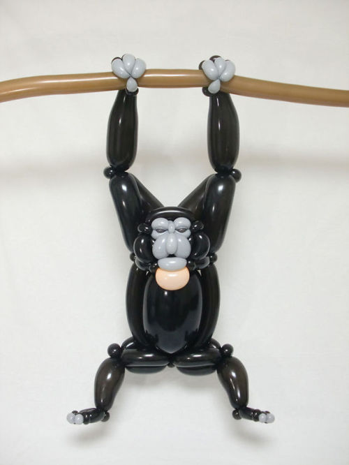 tastefullyoffensive:Balloon Animal Art by Masayoshi...