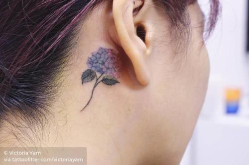 Daily inspiration of minimalist hydrangea tattoos to make your beauty  startling