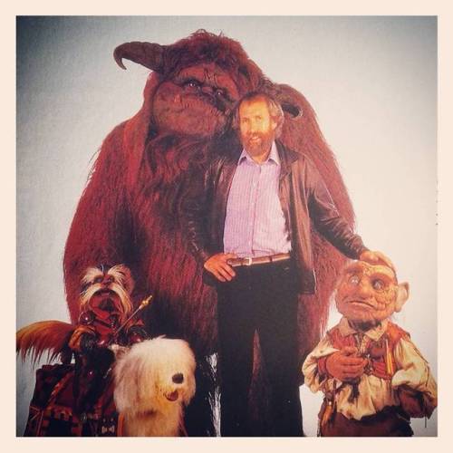 jimhenson-themuppetmaster:Jim Henson with his Labyrinth...