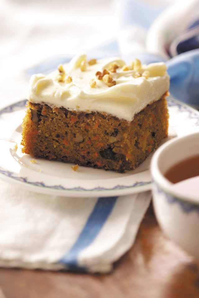 Classic Carrot Cake Recipe From Taste Of Home Taste Of Home Recipes 5576