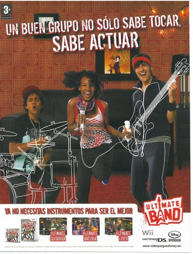 Video Game Print Ads — 'Ultimate Band' DS / WII [SPAIN ...