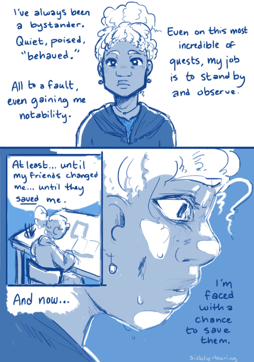 sicklydoodles:young Lucretia on being a bystander