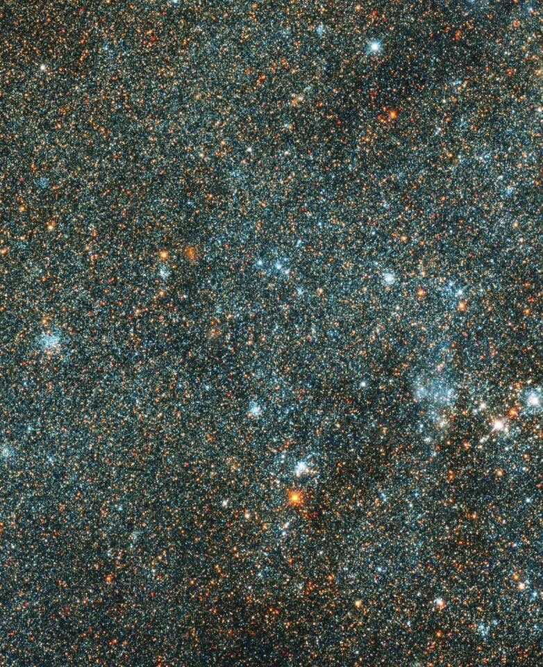 FEED THE OBSESSION: nasahistory: A closeup of stars in the Andromeda...