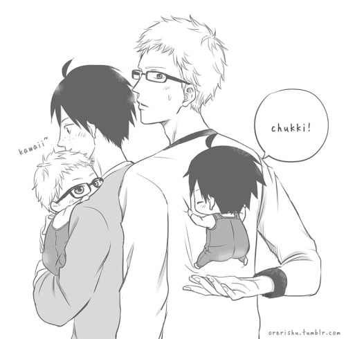 kurotsuki kurotsukki krtsk haikyu!! haikyuu tsukishima kei kuroo tetsurou ownart