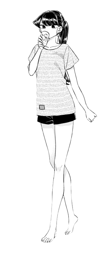 Komi San, transparent summery Komi’s ☀