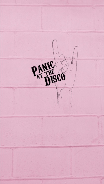 tulockscreens:• Pan!c At the Disco Lock Screen •• Self Made...