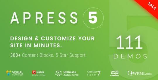 Apress v5.0.7 – Responsive Multi-Purpose Theme Nulled