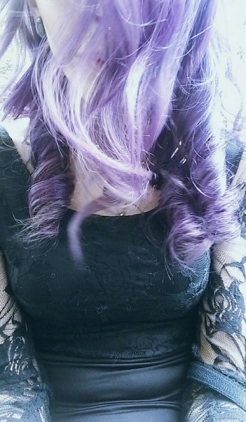 Girl With Purple Hair Tumblr