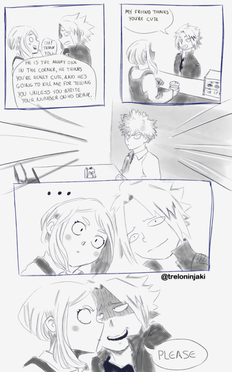 treloninjaki:Inspired by @kacchako ‘s  tweet  the urge to draw...