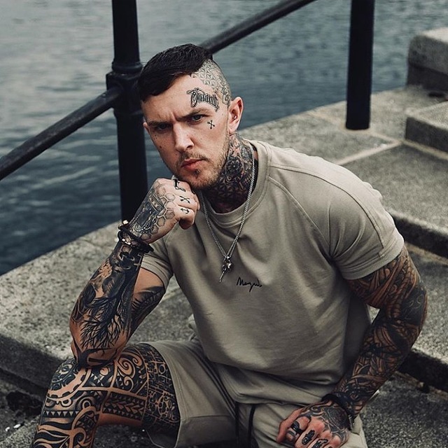gay male porn actors with lifeline tattoo