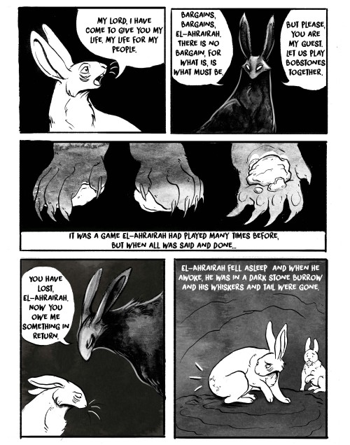 linseedling:The Story of El-Ahrairah and the Black Rabbit...