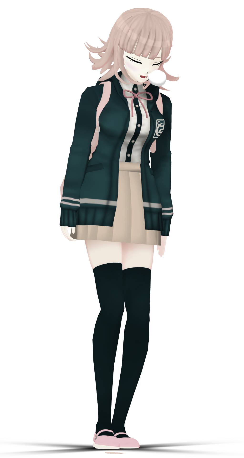 Anything Mmd And Vocaloid — Greatmmdmodels Chiaki Nanami By Afou Chiaki 
