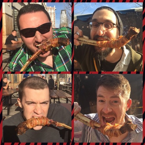 The Bacon Aftermath #bacon #baconfest #baconbaconbacon #men...