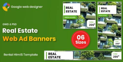 Real Estate Banners Google Web Designer v1.0 Nulled