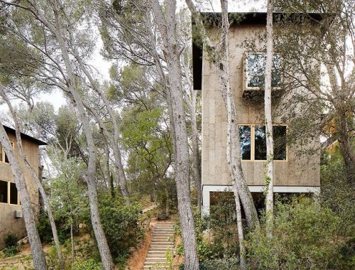 dailydesigner:Two Cork Houses in Plafrugell by López Rivera...