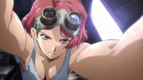 animemangamusclegirls:Yukina stills from the Kabaneri of the...