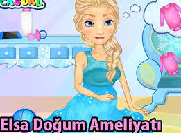 Gelinlik Giydirme Oyunlari Elsa Dogum Ameliyati Oyunu Ile