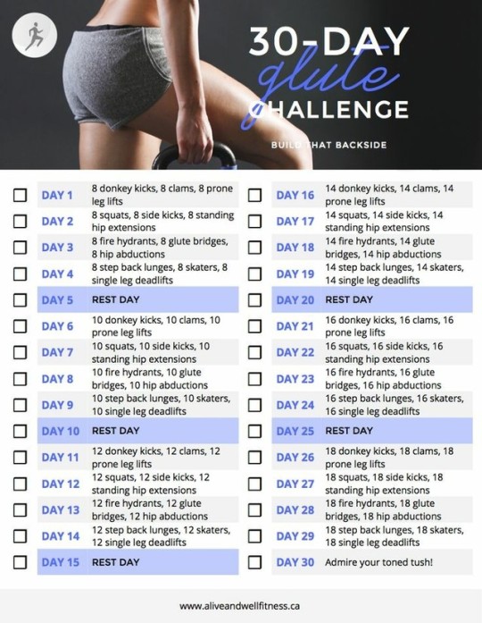 30 Day Fitness Challenge Tumblr