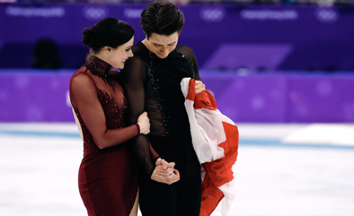 selgomez:Gold medal winners Tessa Virtue and Scott Moir of...