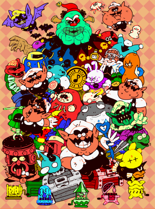 splendidland:i did some art of wario land 3, which is my...