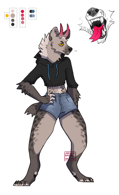 as in my hyena oc | Tumblr