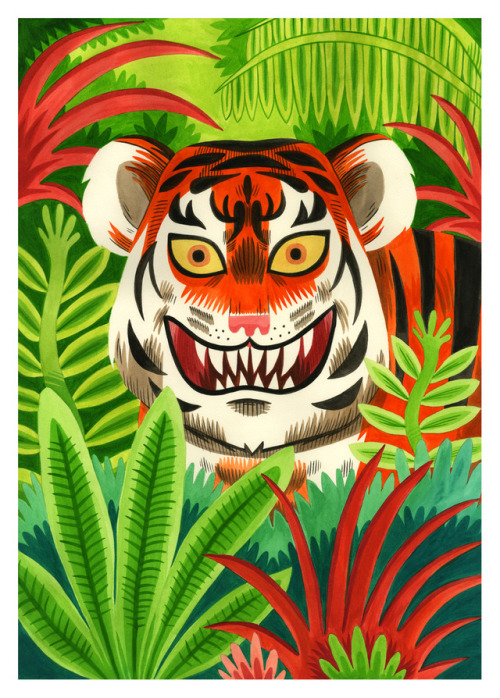 jackteagle:TigerA1 sized watercolour