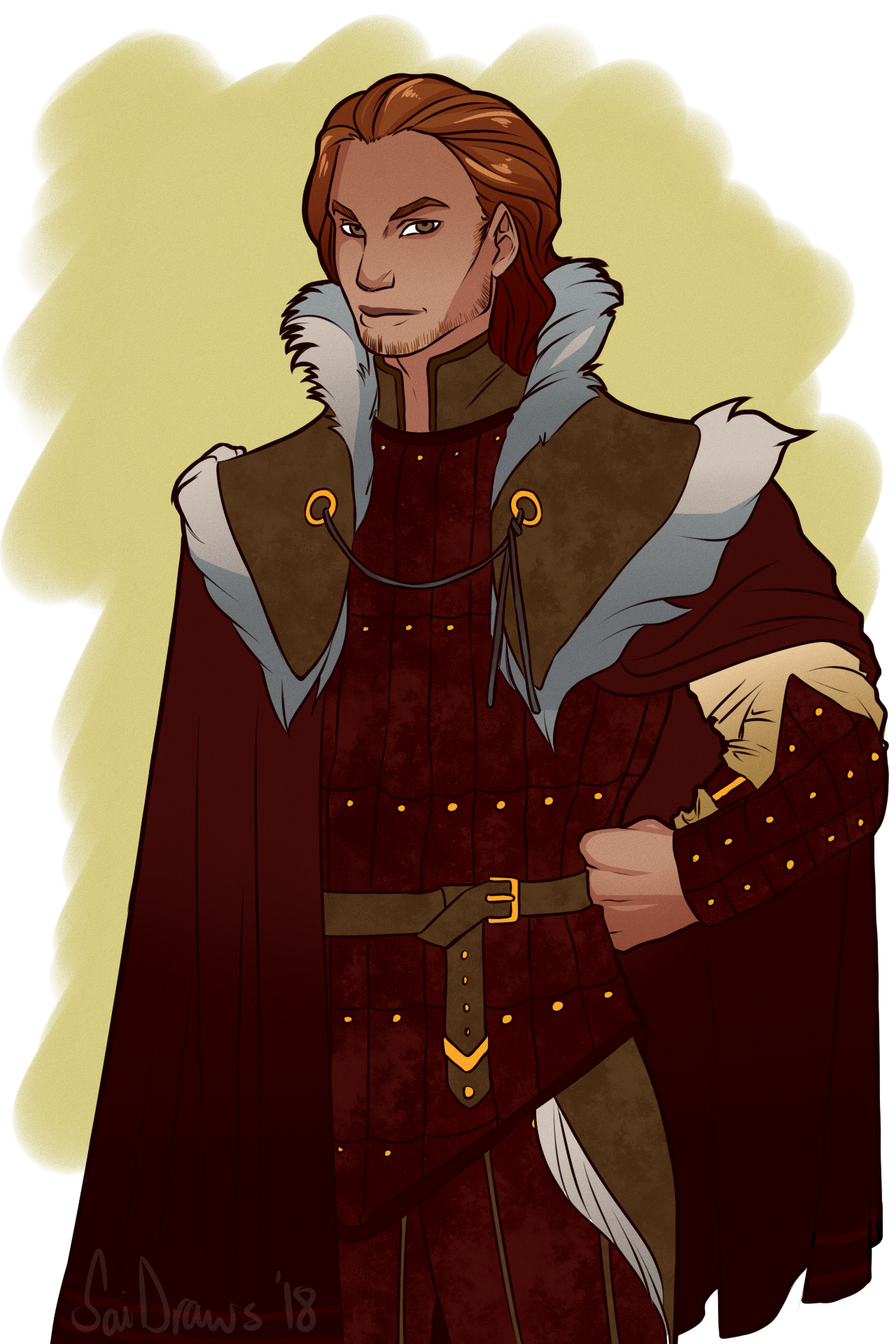 Alistair — sai-draws: King Alistair with long hair. Because...