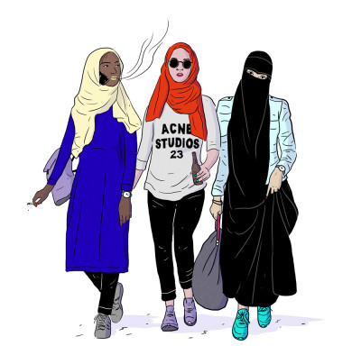 Hipster Anime Islamic Girl - Anime Wallpapers