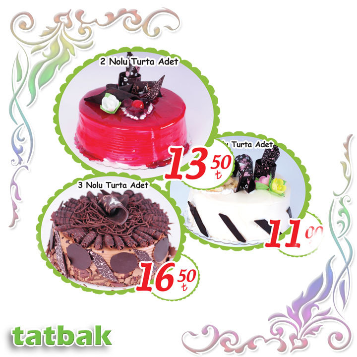 tatbak doğum günü pastası fiyatları