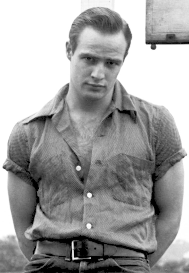 Marlon Brando photographed by Art Shay during a visit Brando’s home in ...