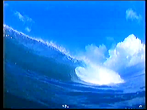 mygif 80s vhs wave ocean gif