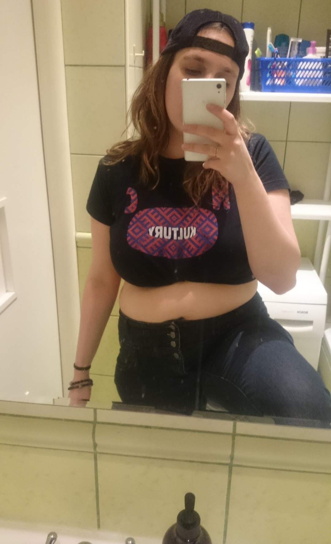 Chubby Crop Top Tumblr