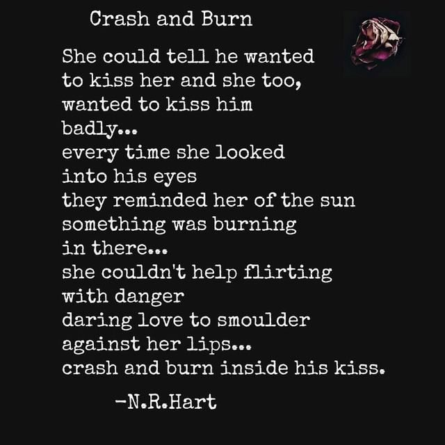 Crash and burn 🔥 from my new book Love Poems to No...