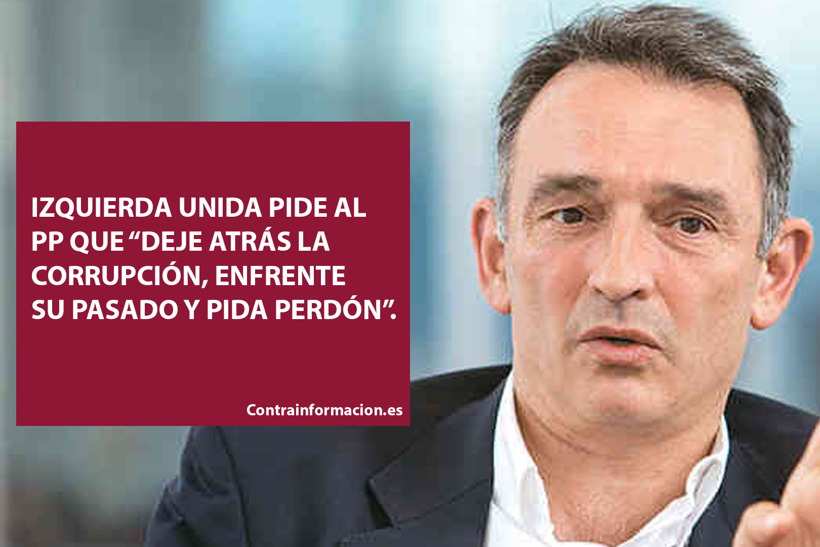 Izquierda Unida Al Pp “la Corrupción Del Pp Afectó Económicamente A