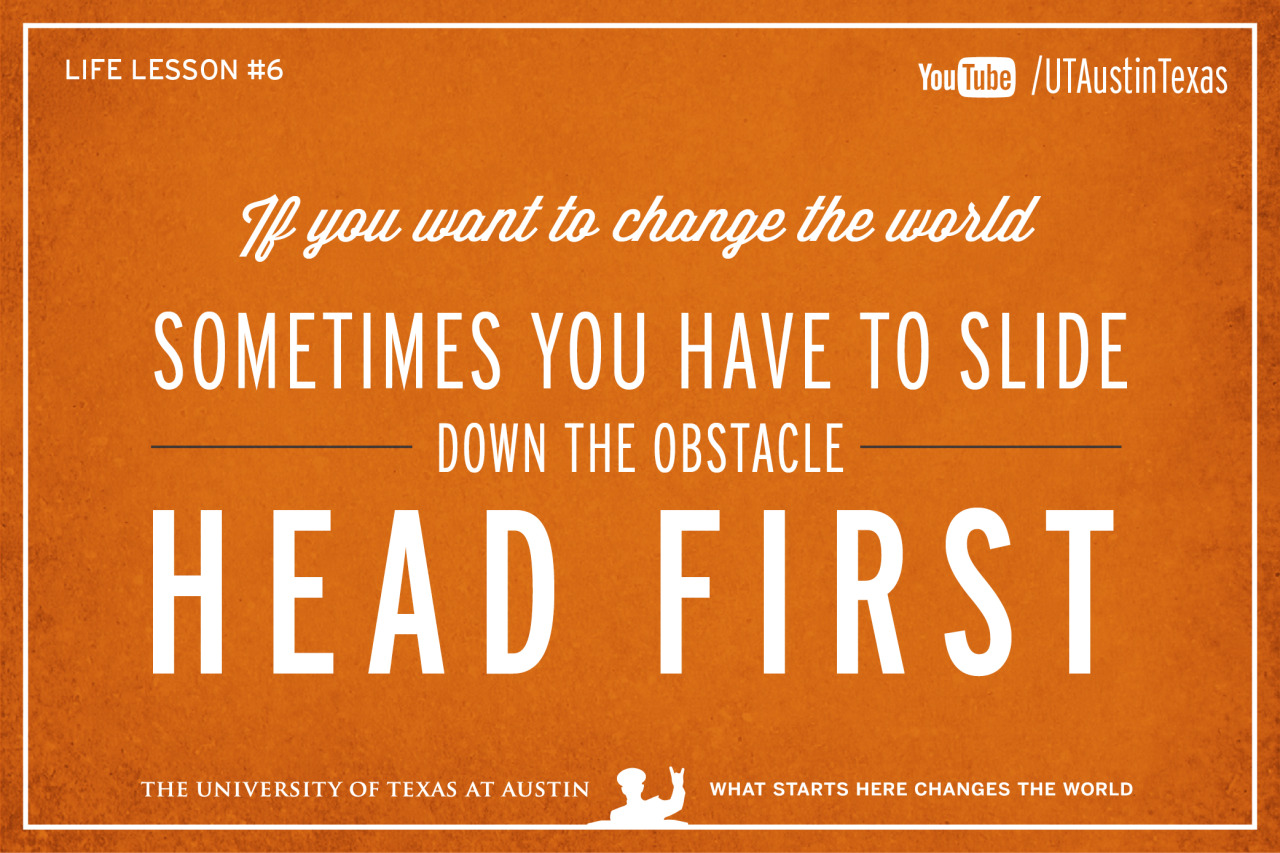 The University of Texas at Austin — 10 Life Lessons from Admiral ...