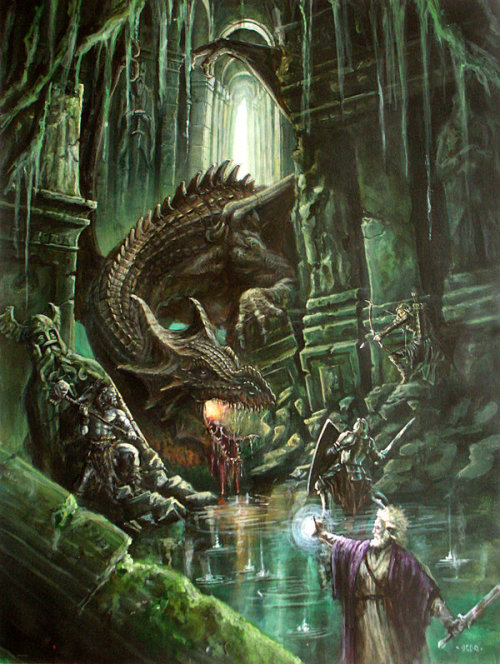 meanwhilebackinthedungeon:Black Dragon