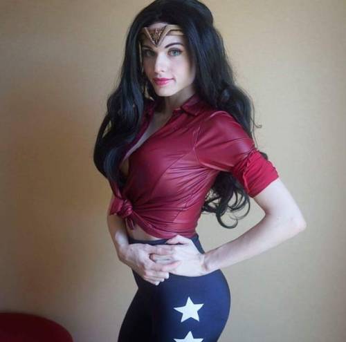 kamikame-cosplay:Casual Wonder Woman by Amouranth Kaitlyn...