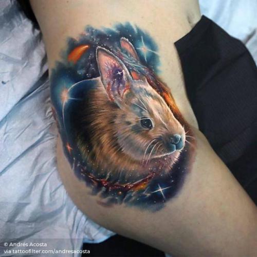 Little bunny tattoo by Andrey Stepanov | Photo 28095