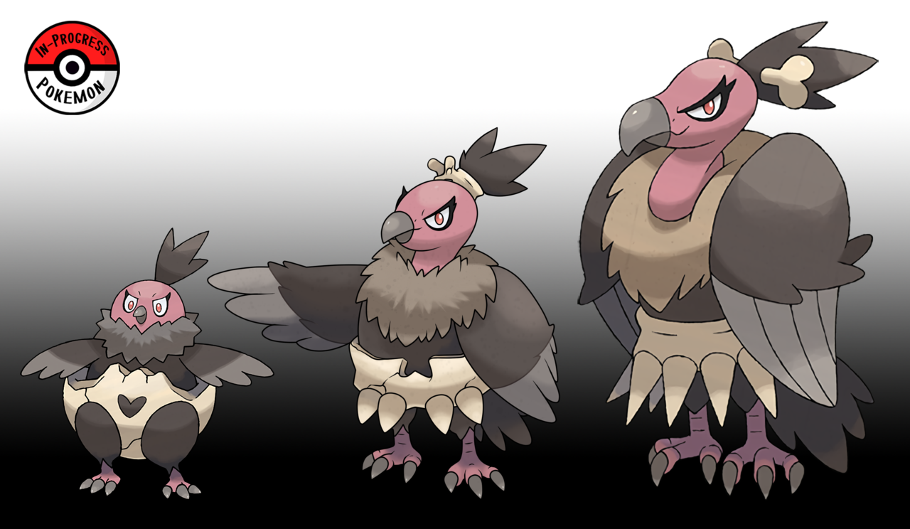 In-Progress Pokemon Evolutions | #629.5 - Vullaby are raised in nests