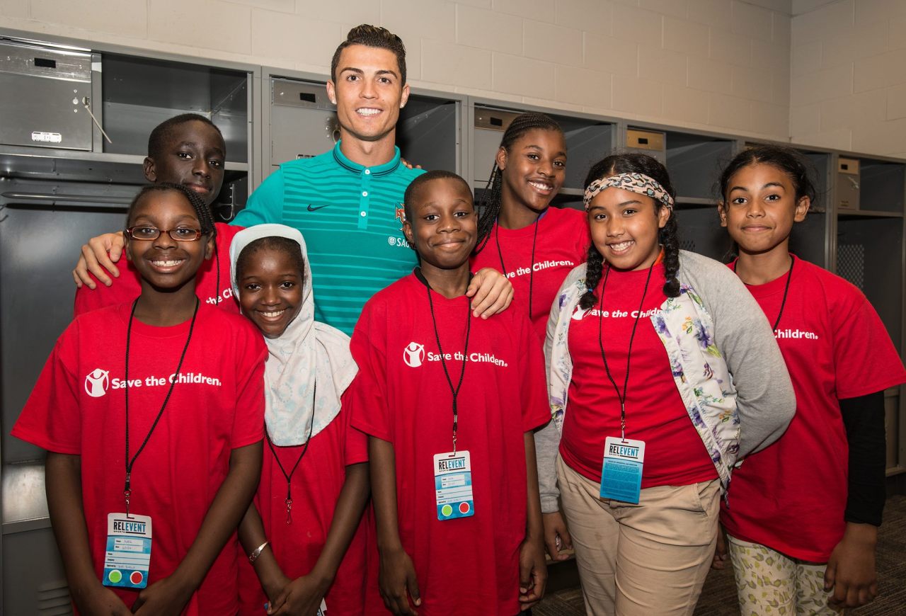 Save the Children: Cristiano Ronaldo treated...