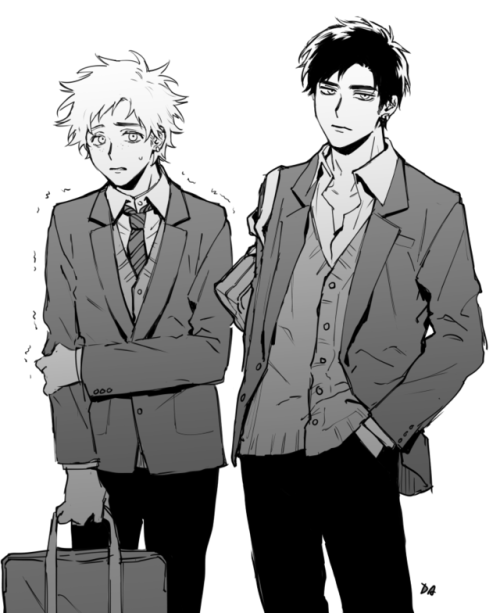 Anime School Uniform Male